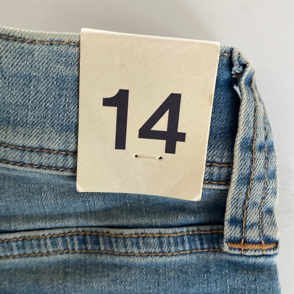 Gap Kids 70’s Flare Leg High Rise Distressed Jeans - Size 14 - Picture 7 of 17